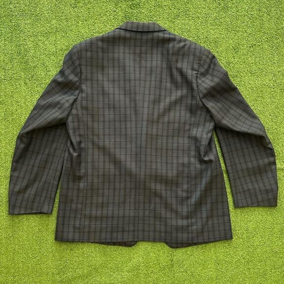 Vintage dormeuil plaid wool blazer - Picture 8 of 8